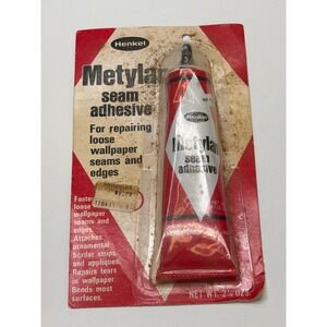 Henkel Metylan Seam Adhesive for Wallpaper Repair Loose Edges 2.25 oz Tube